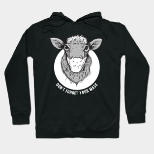 Don't Forget Your Mask Sheep Hoodie